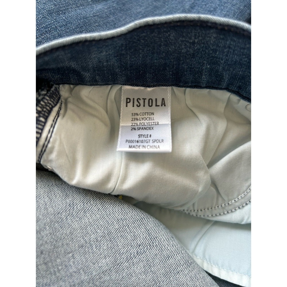 NWT Pistola Kinsley 32 Ultra Flare Jeans Boho Western Retro Wide Leg Trouser - Picture 6 of 6
